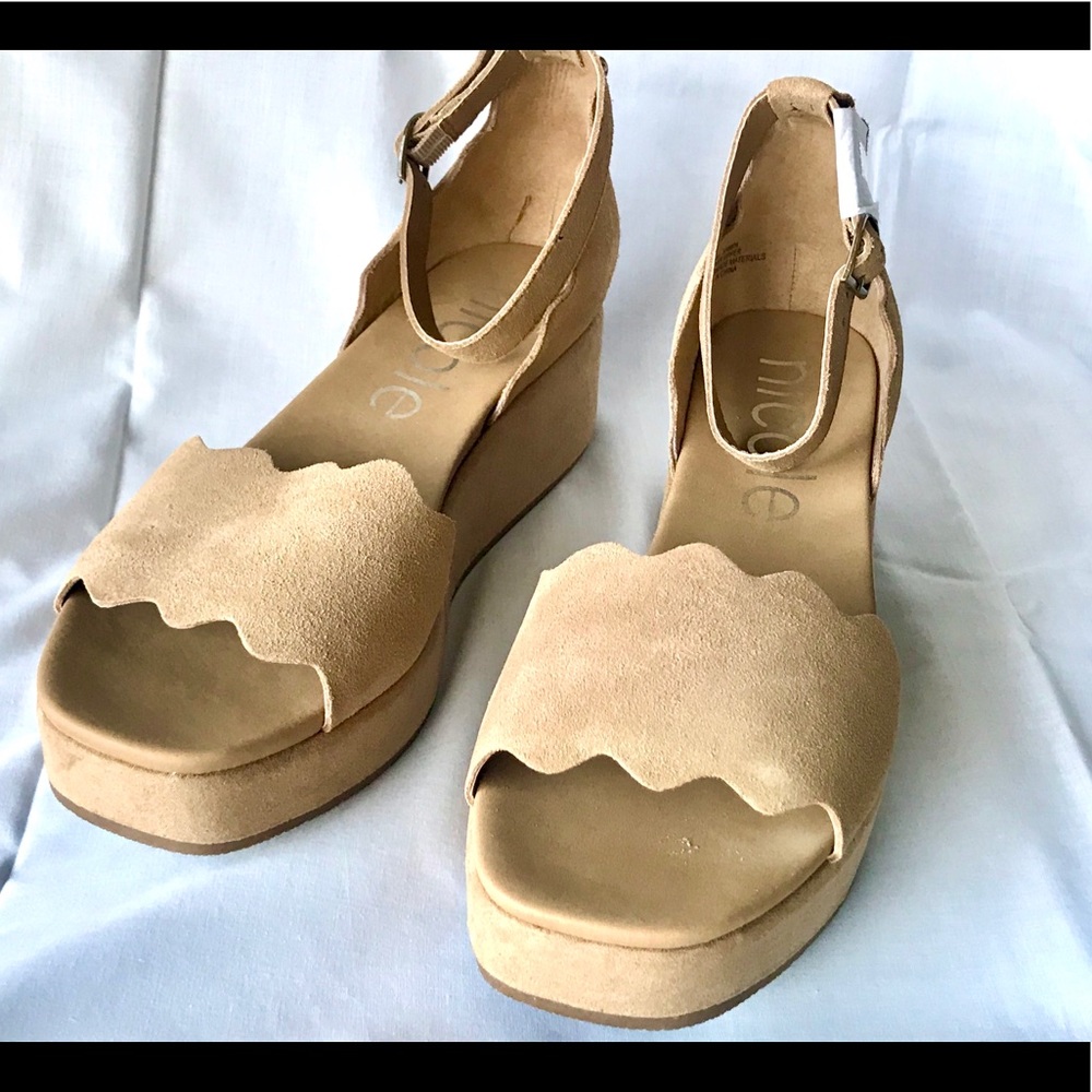 NICOLE KAMPA WEDGE SANDAL (brown)